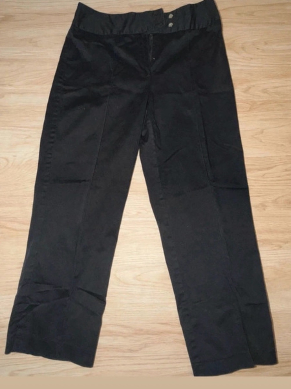 Women’s New York City Design Black Straight-Leg Pants - Classic Workwear